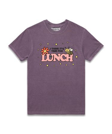 LUNCH / T-SHIRT / GRAPE