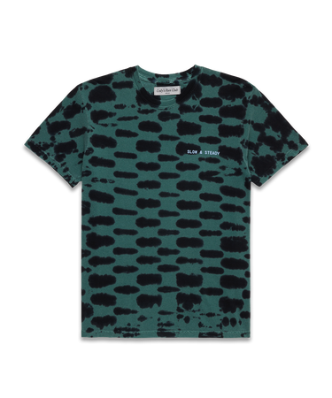 SLOW / T-SHIRT / SLATE PATCH-OVERDYE